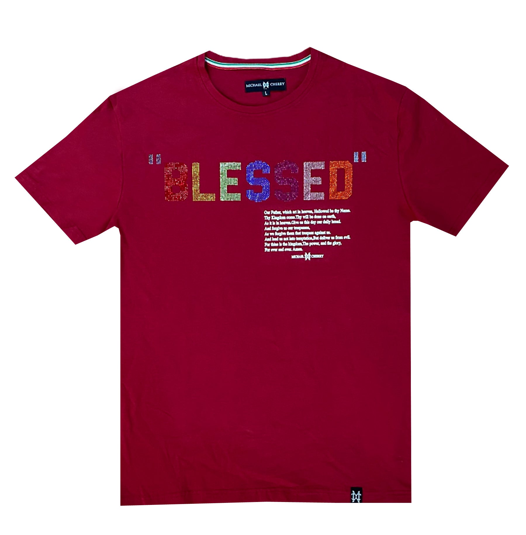 Blessed Tee Cranberry
