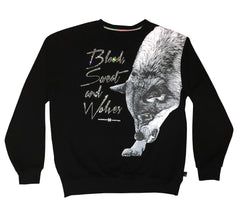 Blood Sweat & Wolves sweatshirt (SMALL ONLY)